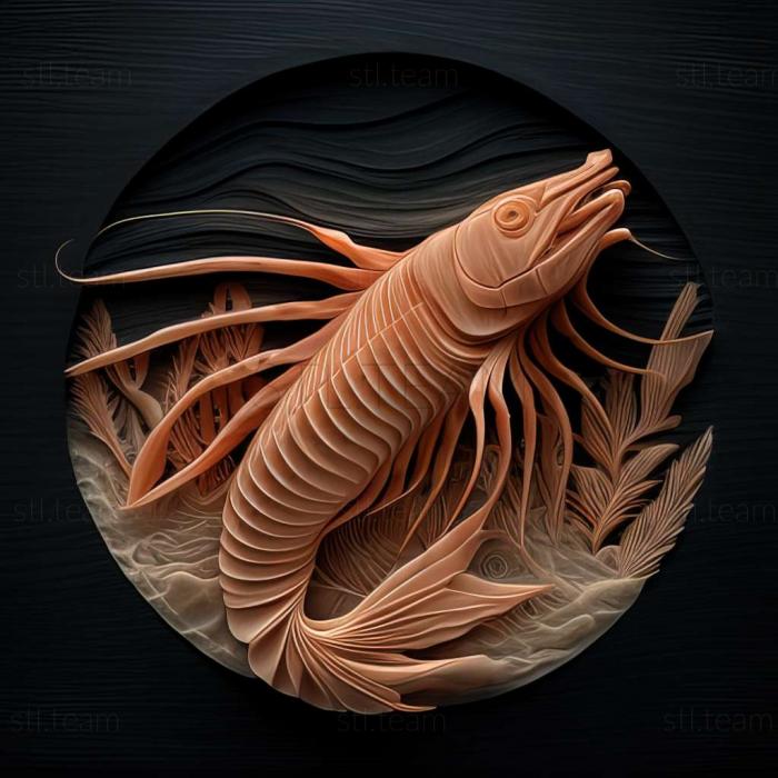 3D model shrimp (STL)